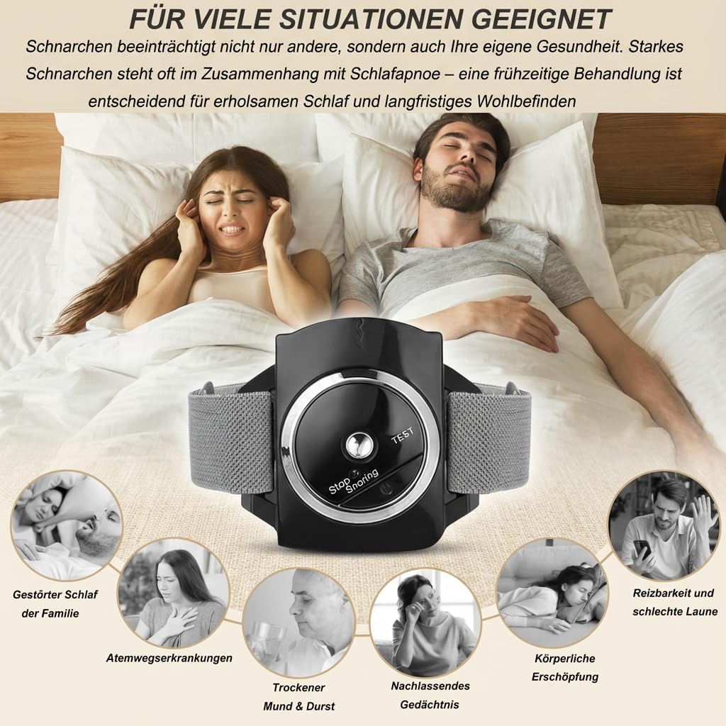Guggys Sleep Connection Anti — Armband Mit Intelligenter Geräuscherkennung Für Ruhigen Schlaf