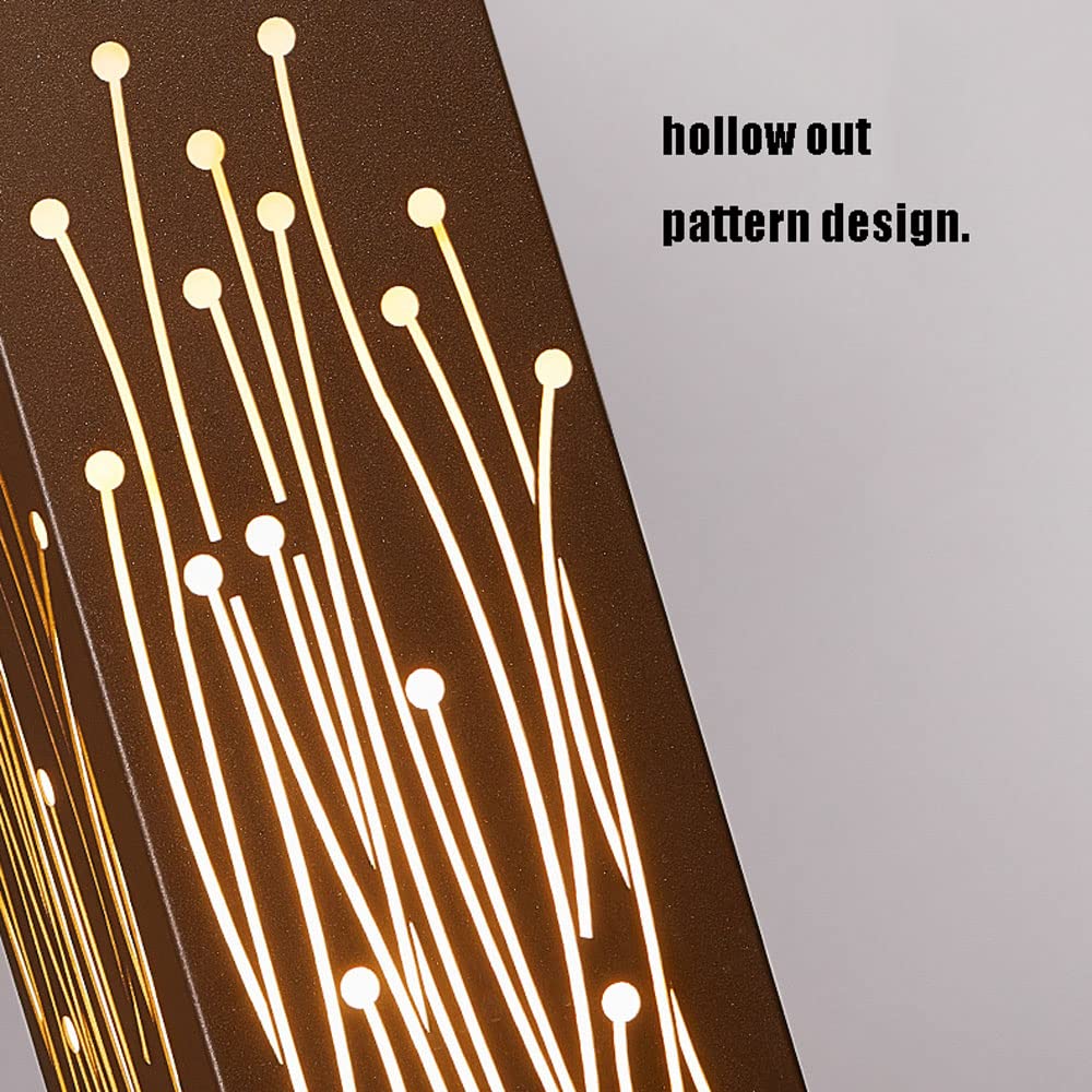 Hohles Design für den Außenbereich, IP55, Pfostenlampen, wasserdicht, für Gartenzaun, Säulenlampe, Gehäuse aus Edelstahl, Pfostenleuchte für den Außenbereich