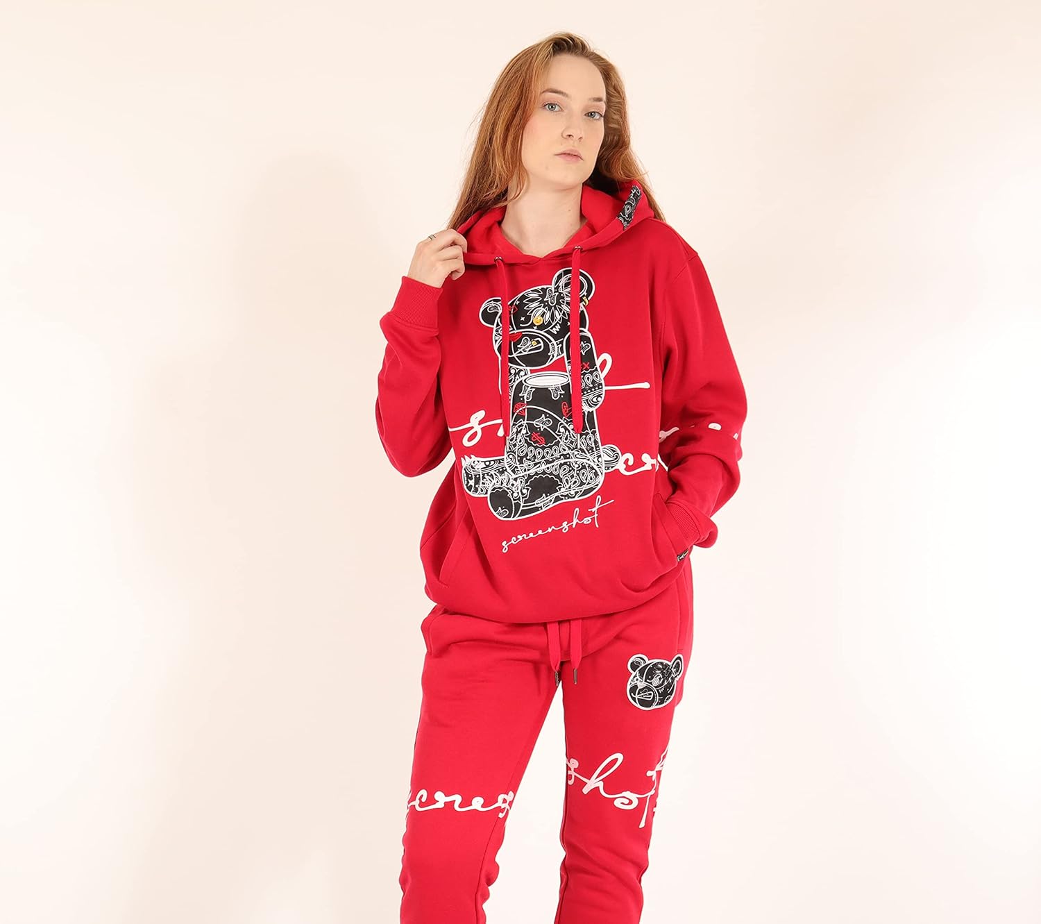 SCREENSHOT Mens Urban NYC Hip Hop Premium Fleece - Pullover Active Streetwear Fashion Crew Neck Sweatshirt - Image 2