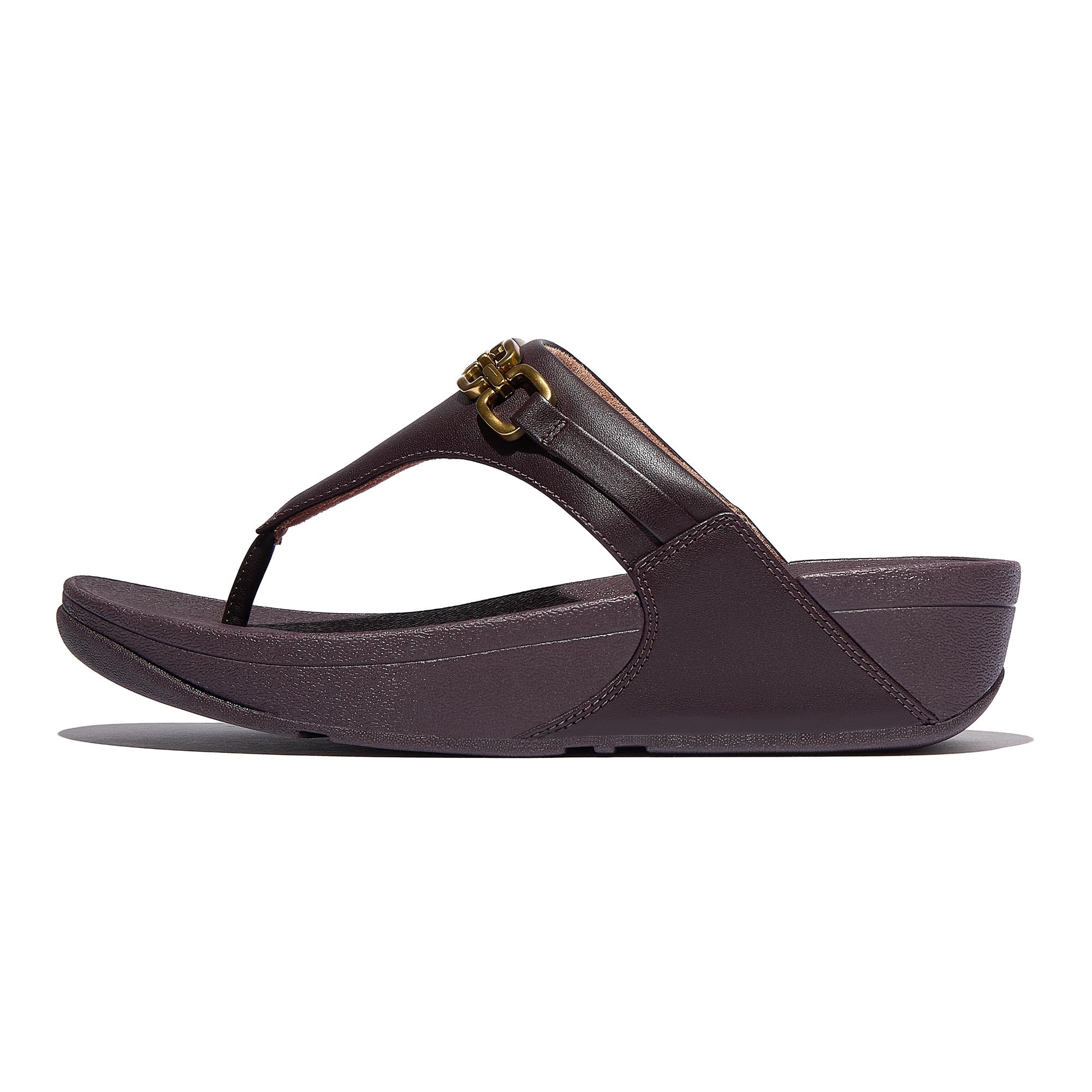 Fitflop Women's Lulu Toe Post-Leather Toe Support Sandals