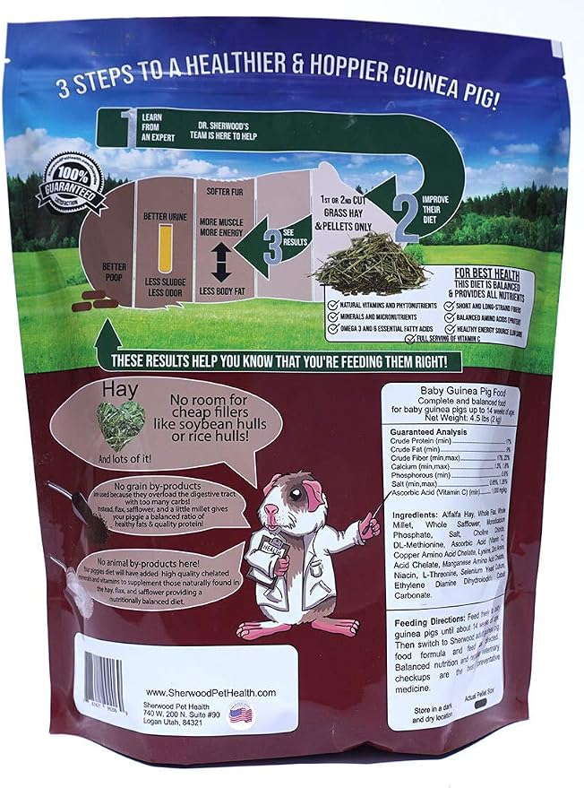 Alimento Sherwood para Cobayas Baby 4.5 lb miniatura 3