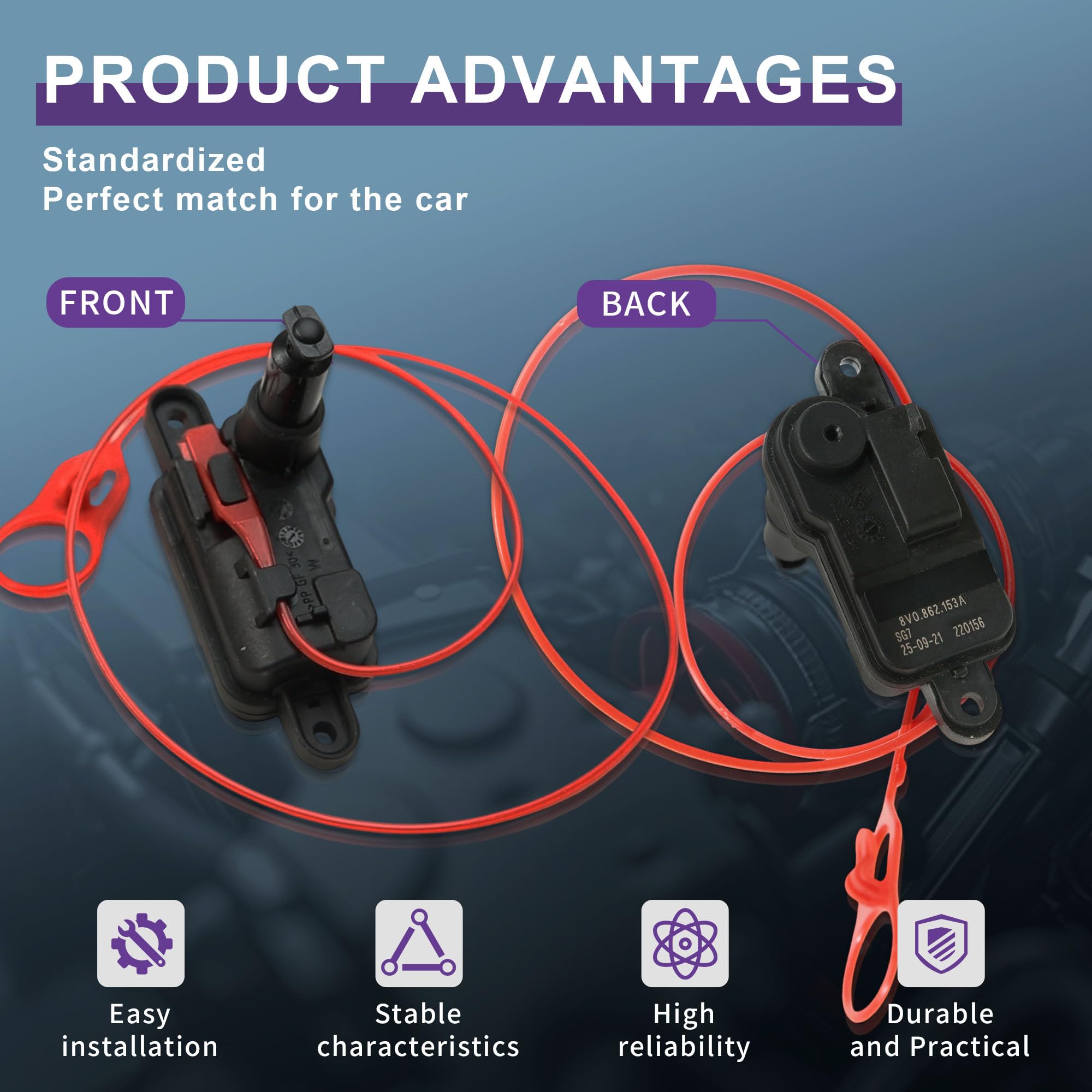 Amazon.com: Sprwinautummer 1PCS Fuel Door Actuator 8V0862153A