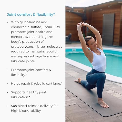 Miniatura 4 de EPC ENDURANCE PRODUCTS COMPANY ENDUR-Flex liberación sostenida – 500 mg de glucosamina y 200 mg de condroitina – 200 comprimidos – antioxidante –