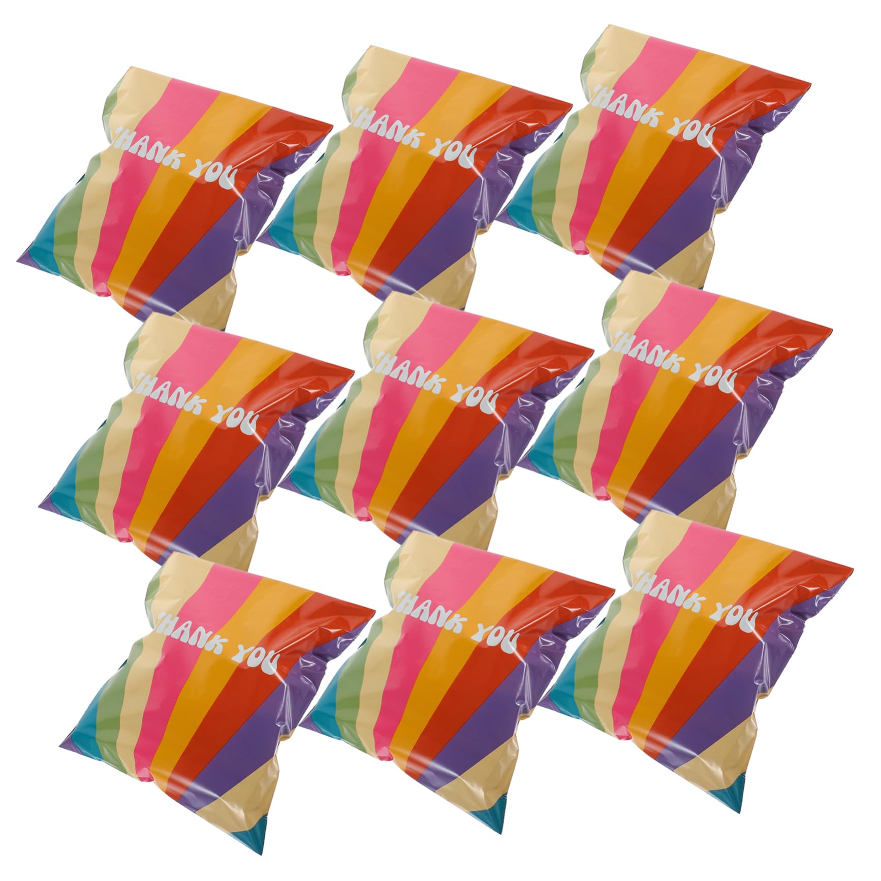 NUOBESTY 100 Paquet Postaux Auto-scellants en Pe Résistants et Imperméables pour Expédition Forte Adhérence et Ténacité, pour Petites Entreprises et Envoi Colis