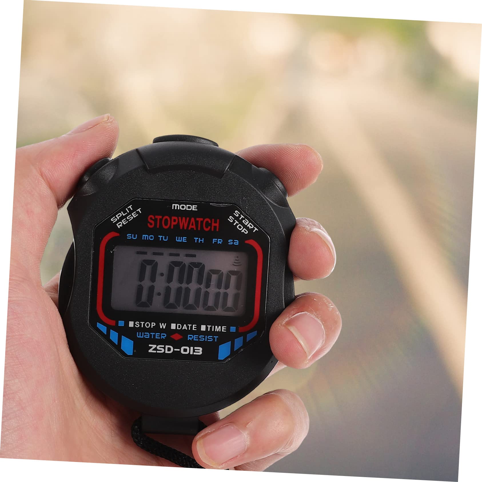 YARNOW 12 Cronometro Professionale per Sport con Display LCD Allarme per Fitness e Arbitri