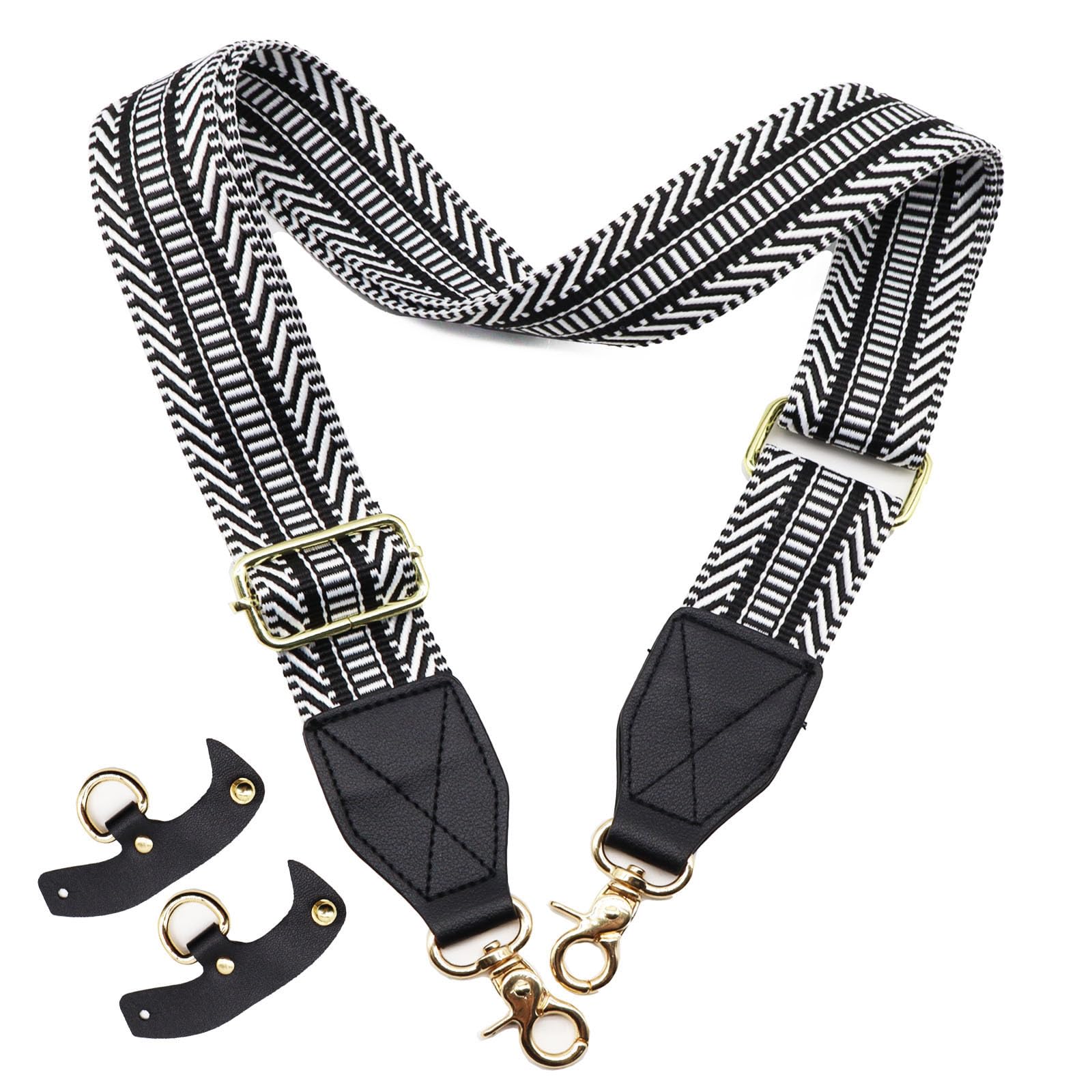 LEMEDE Purse Strap Replacement Crossbody 1.5" Wide Shoulder Strap Adjustable Straps Handbag Strap Replacement Belts