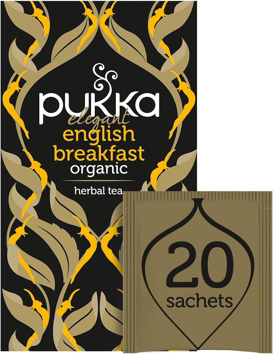 Pukka Elegant English Breakfast Tea, 20 Sachets