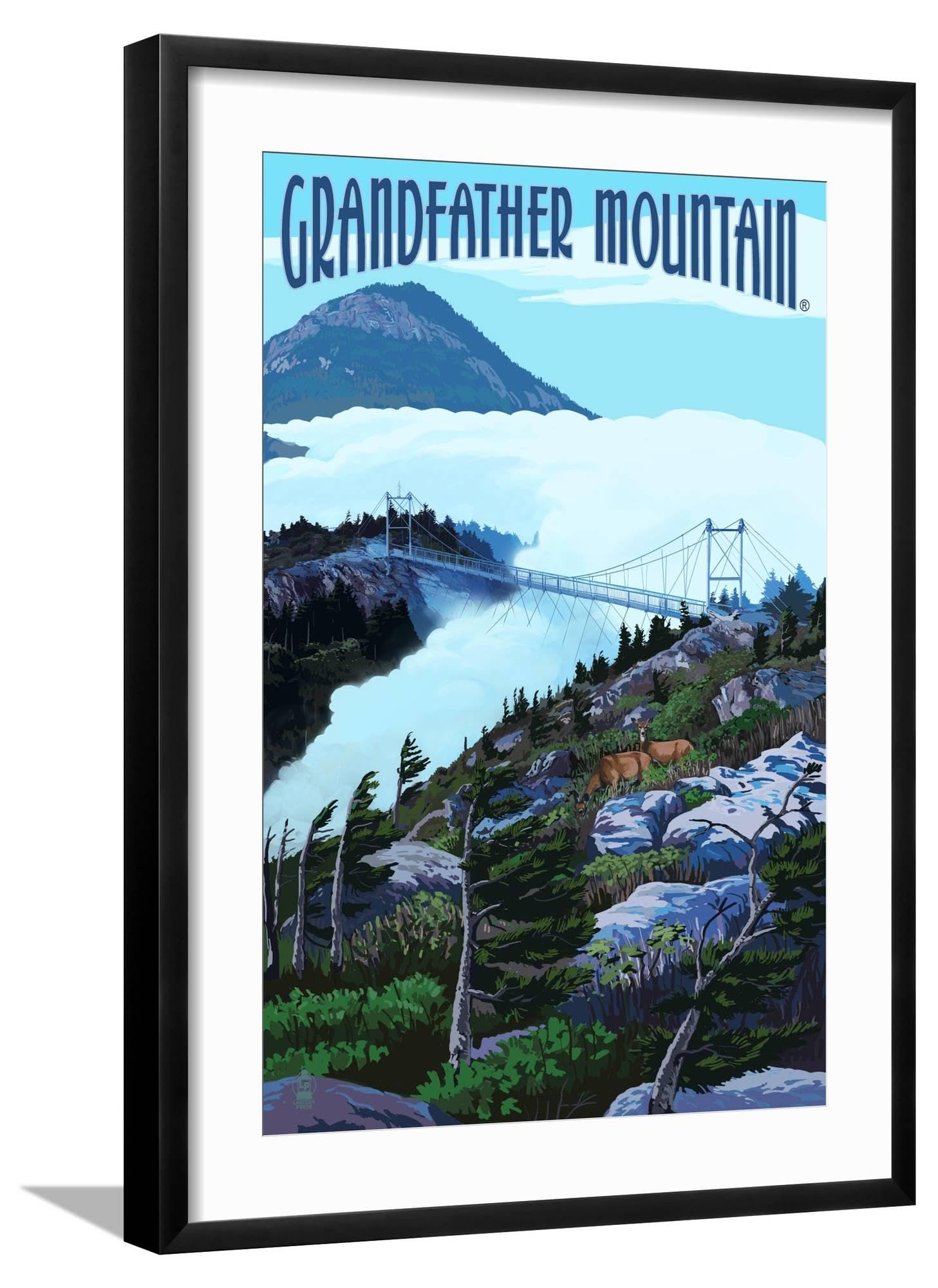 Amazon.com: AllPosters Wall Art Print Grandfather Mountain, North