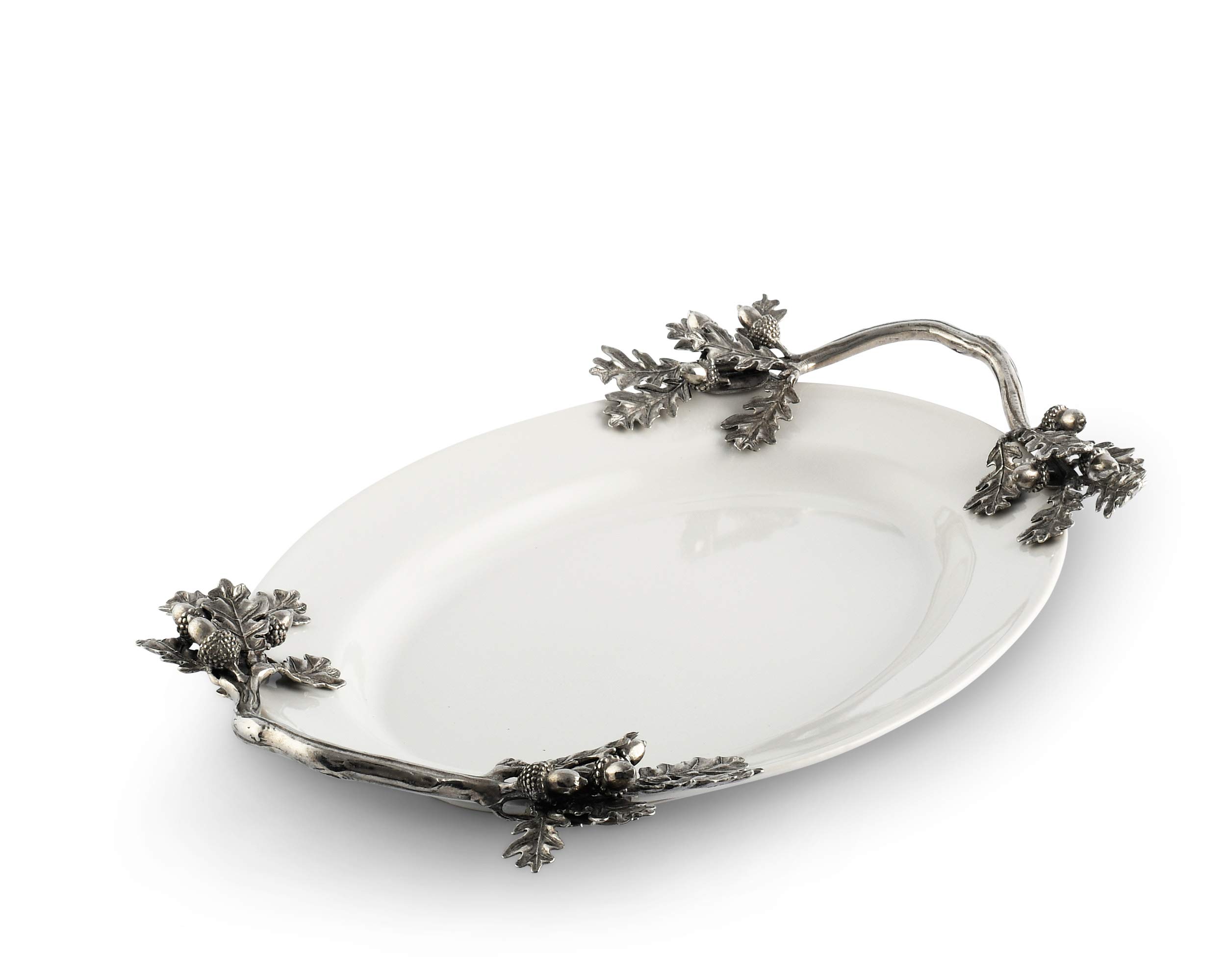 Vagabond House Acorn and Oak Leaf Tray - Small - L306