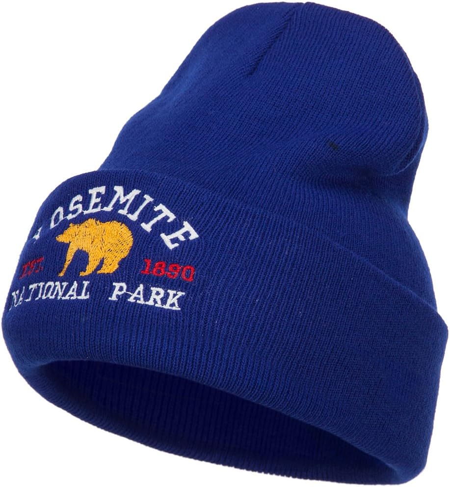Yosemite National Park Embroidered Long Beanie
