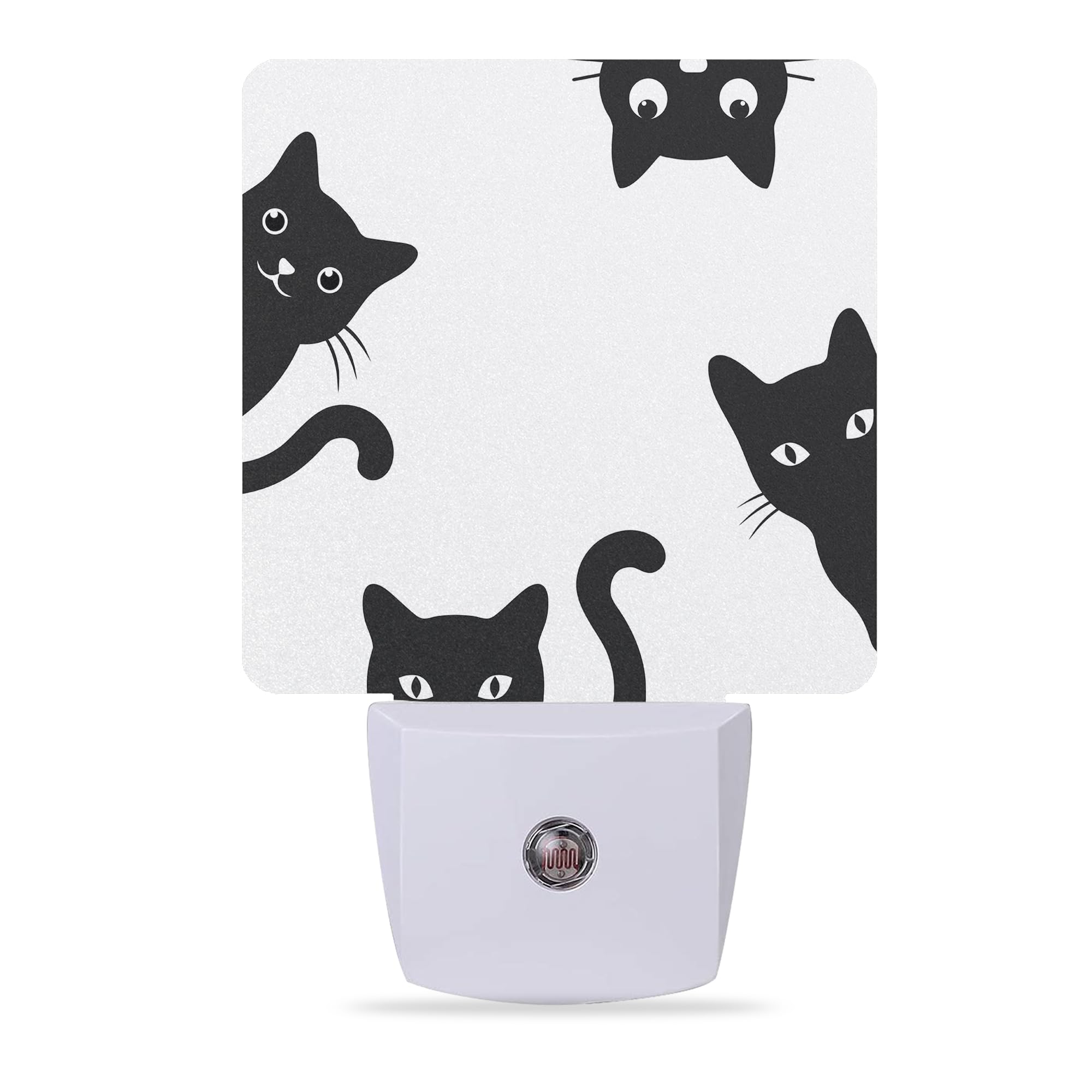 Photo 1 of Meikosks Night Lights Plug into Wall Black Cats Night Lights Dusk to Dawn Sensor Led Lamp for Women Men,Led Lights for Stairway/Hallway/Bedroom,0.5W