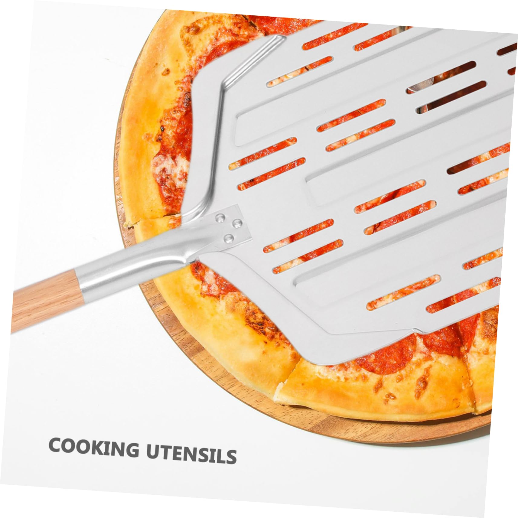 Pala per Pizza in Inox Spatola per Piastra Paletta Multifunzione per Alimenti Paletta per Servire Cibo Utensile da Cucina Riutilizzabile