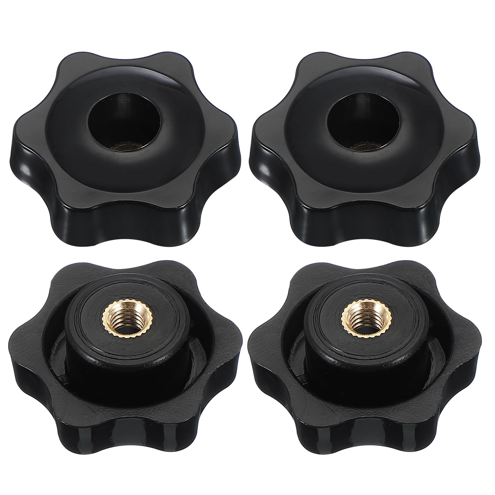 PATIKIL M6 x 38mm Through Hole Knob Nut Screw