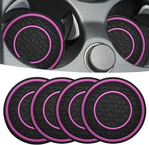 Miniatura 13 de Posavasos para automóvil, universales, impermeables, antideslizantes, con soporte para tazas, a prueba de filtraciones, accesorios para el interior