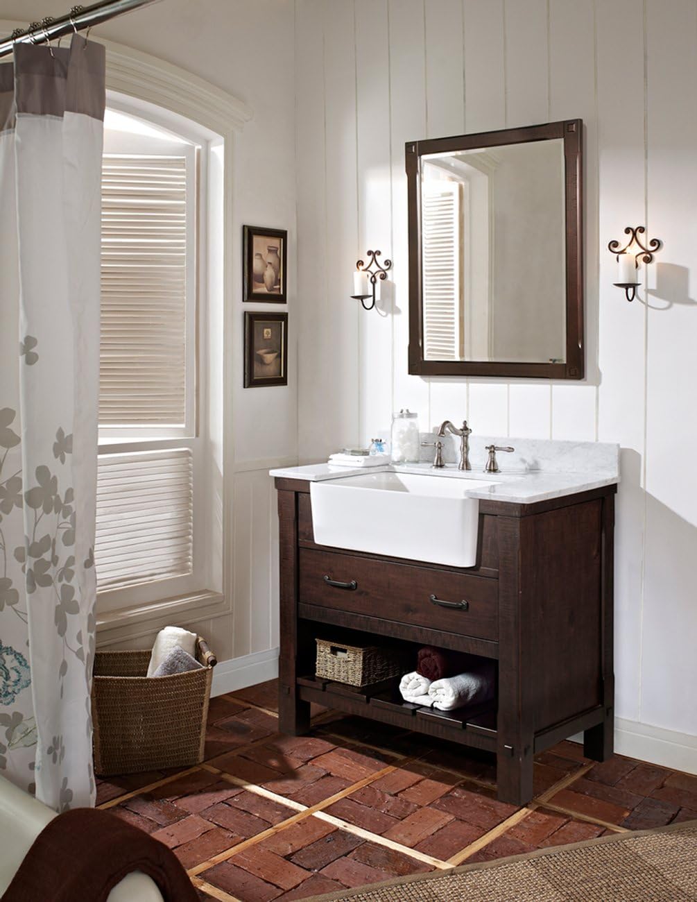 Fairmont Designs 1506-FV36 Napa 36" Farmhouse Vanity - Aged Cabernet