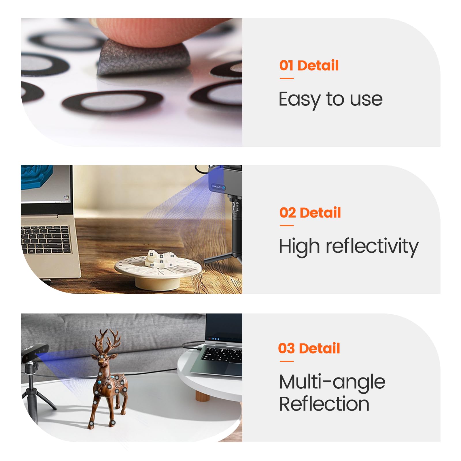 Snapklik.com : YOOPAI 6.0 Mm 3D Scanning Markers For 3D Scanners, 3D ...