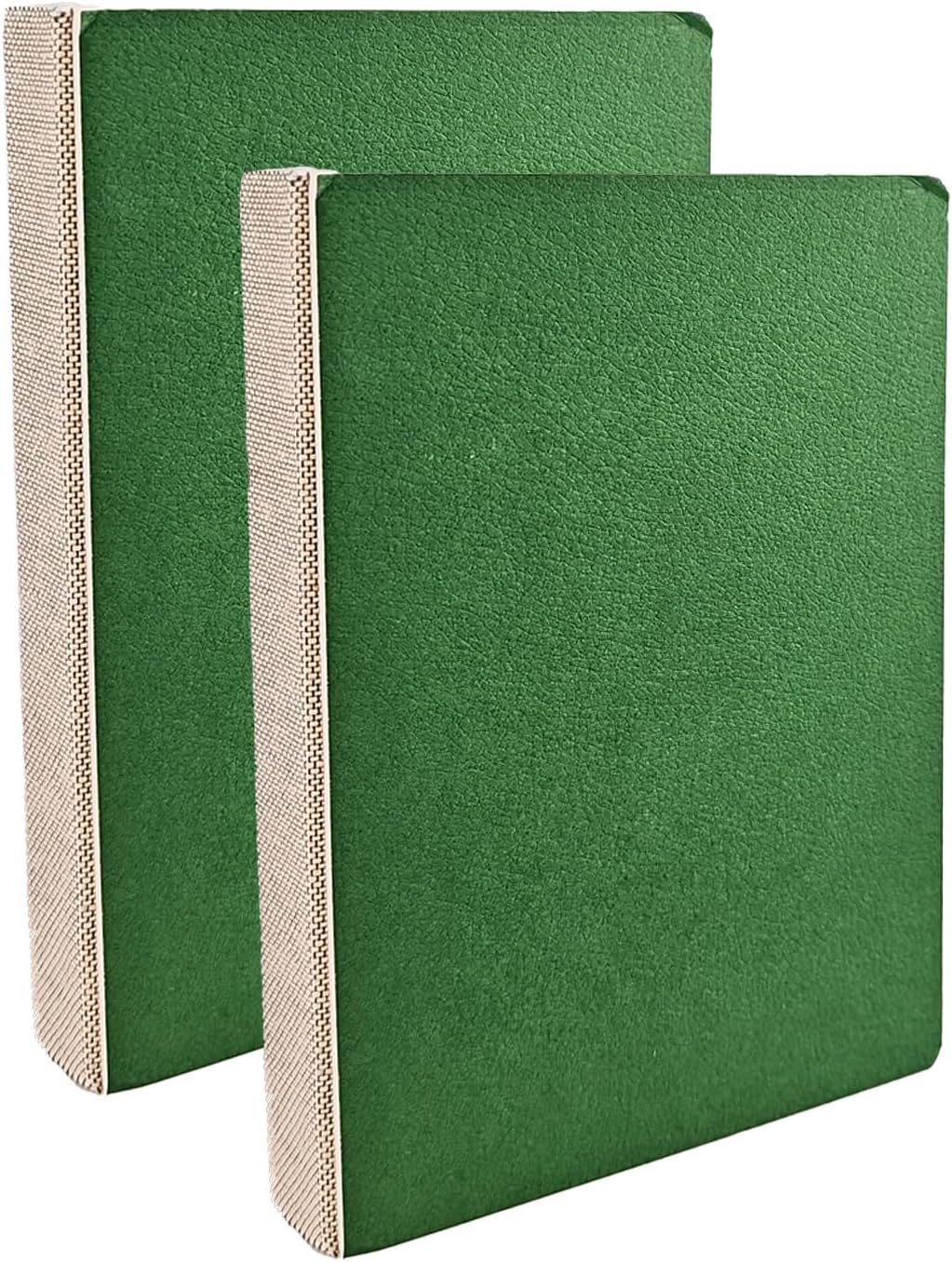 Hibmisy 2 Pack Sketchbook, 140LB/230GSM Drawing Paper, 58 Sheets Each, Sketch Book for Alcohol Markers, Watercolor, Acrylic Paint, Drawing & Quick Notes (Brown, 3"x3")