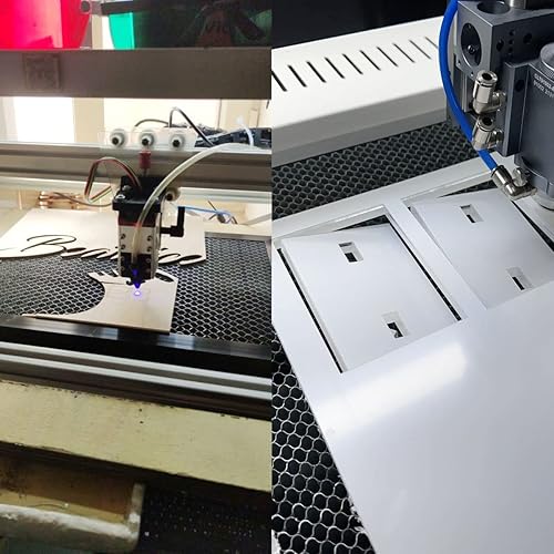 Miniatura 3 de Cama láser de panal, mesa de trabajo de panal de abeja de 19.68 x 19.68 pulgadas para cortador láser y grabador, paneles de trabajo de panal para