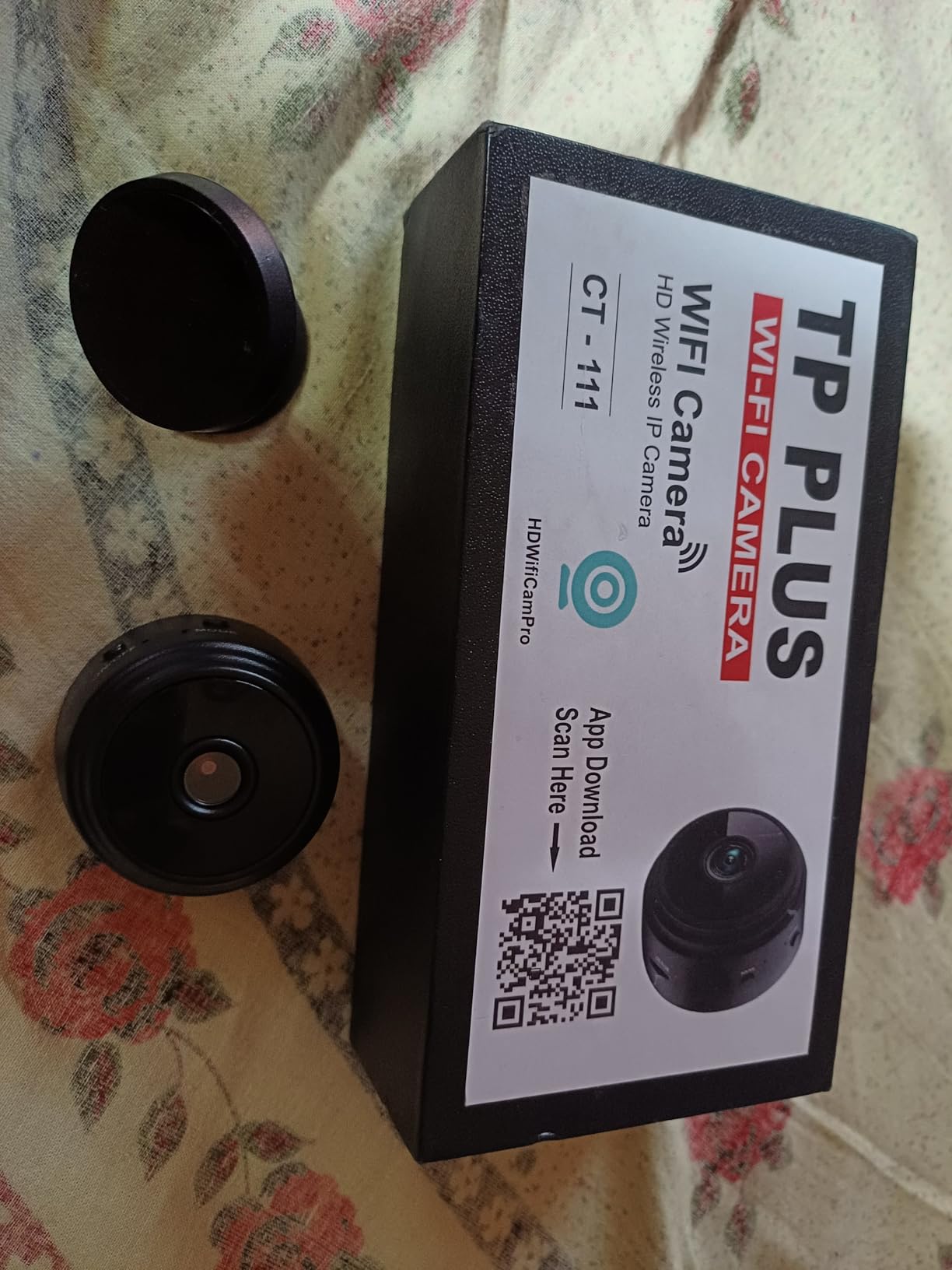 Buy TP PLUS 1080P WiFi Wireless Nanny Camera for Pet Baby Home Office ...