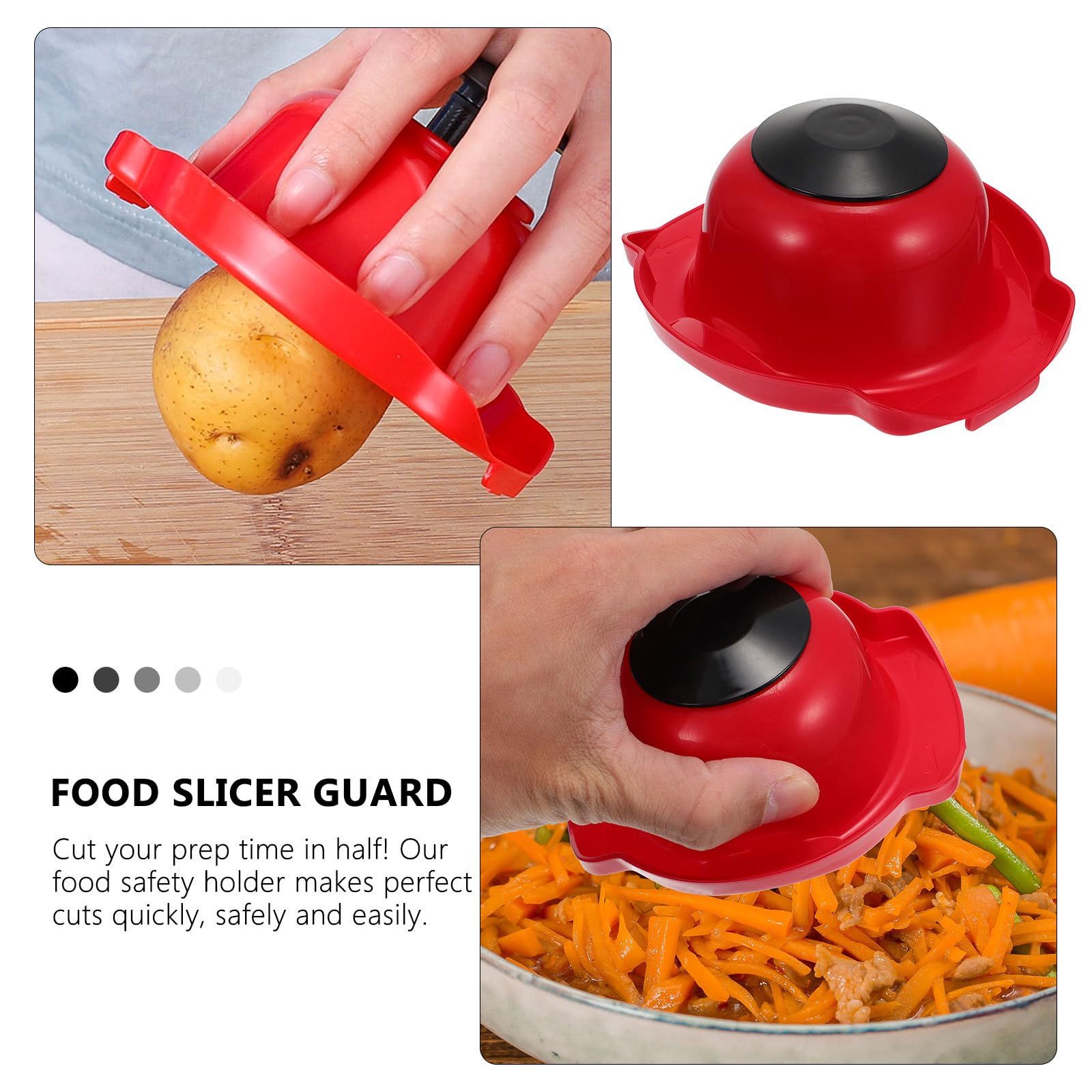 Protège-doigts Pour Mandoline Et Râpe - Sécurité Cuisine, évite Les Coupures - 2 Pièces
