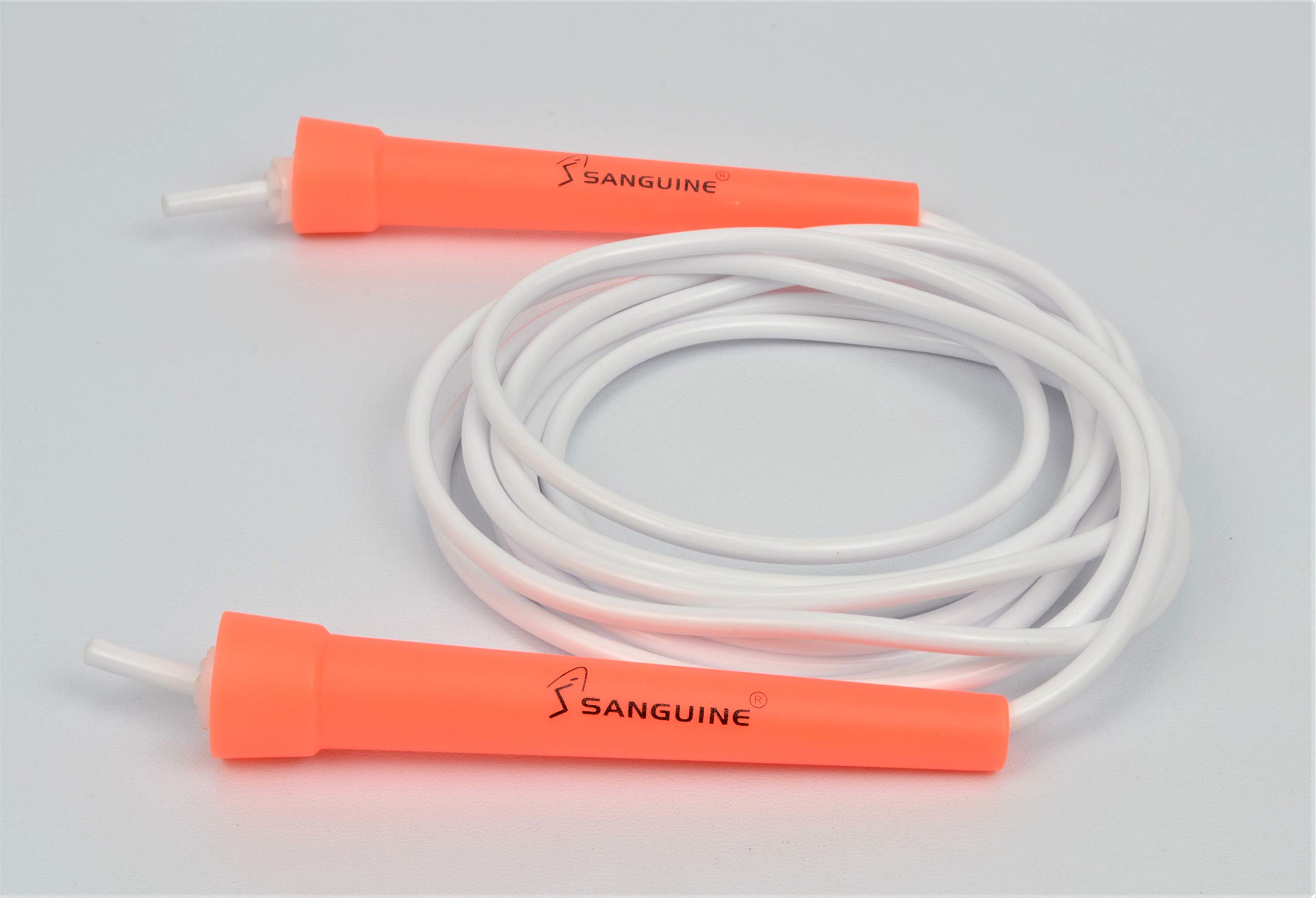 SANGUINE Short Handle PVC Jump Rope Length: 10Ft (Orange) (B0855NCJPT) Amazon Price History, Amazon Price Tracker