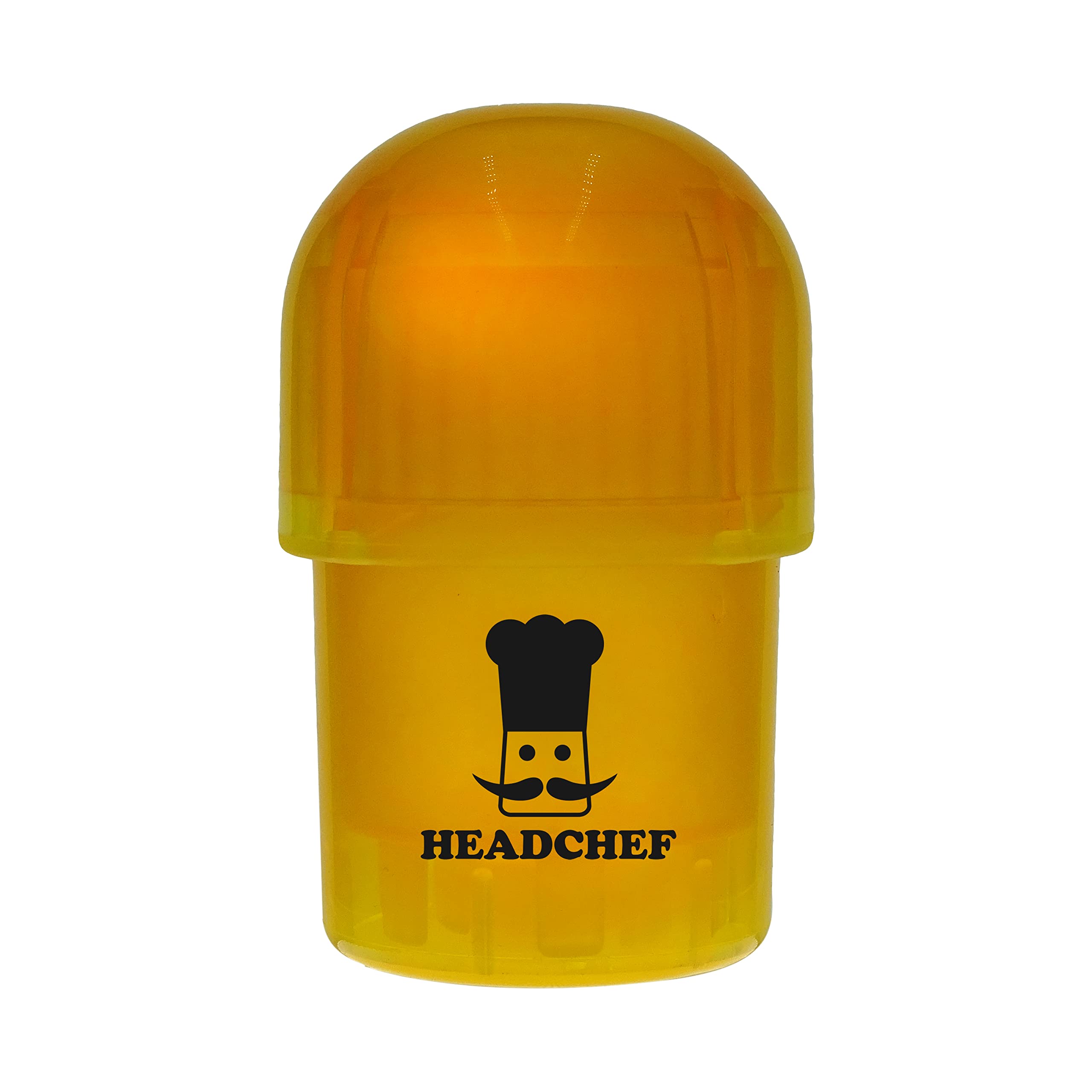 Headchef Orange Plastic Pod Herb Storage & Grinder Combi,