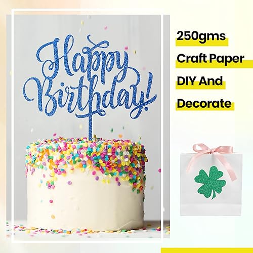 Miniatura 7 de 210 hojas de cartulina de papel con purpurina de 15 colores de cartulina con purpurina de 11.7 x 8.3 pulgadas, cartulina de papel de manualidades de