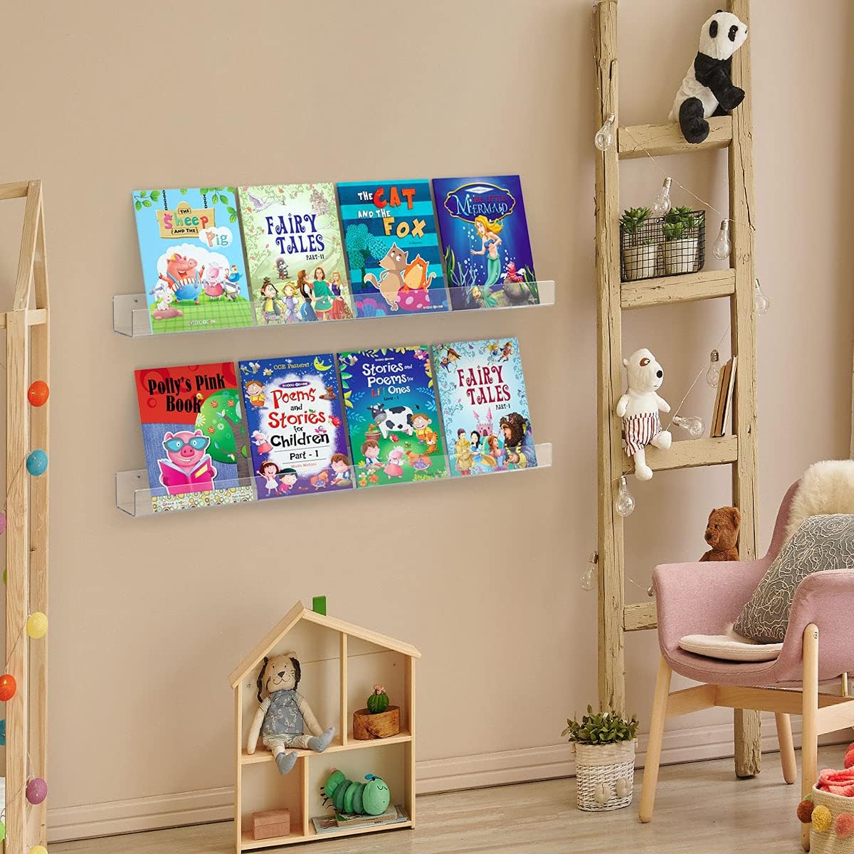 Uр Tо 40% оƒƒ FEMELI Clear Acrylic Floating Bookshelf for Kids, Wall Display Shelf with Lips for Nursery Room Bathroom Dorm(36 inch,4Pack) Uр Tо 40% оƒƒ FEMELI Clear Acrylic Floating Bookshelf for Kids, Wall Display Shelf with Lips for Nursery Room Bathroom Dorm(36 inch,4Pack)