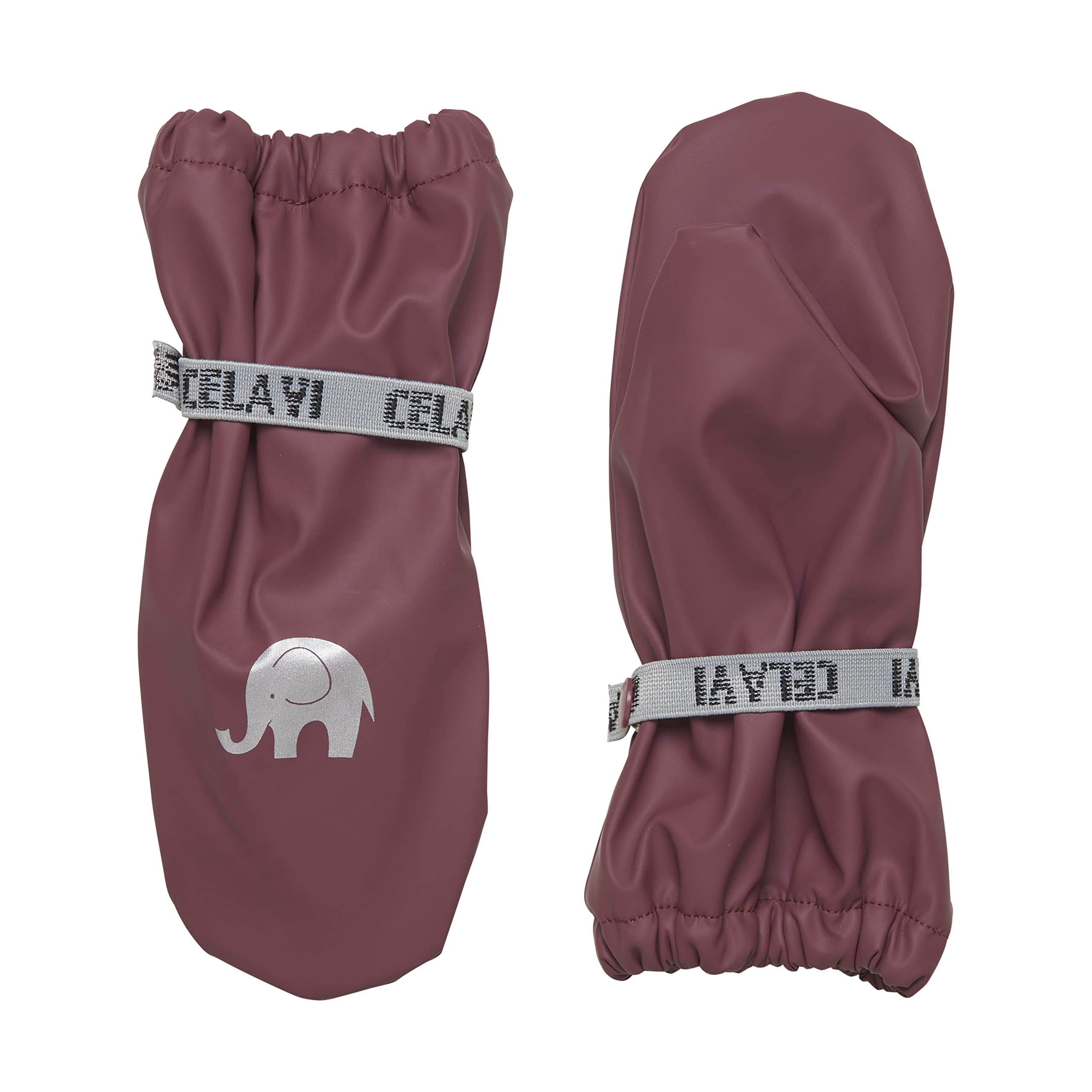 Celavi Mitones acolchados unisex de poliuretano para bebé, color marrón rosa, 1 = 2-4 años, marrón, 1 = 2-4 Y