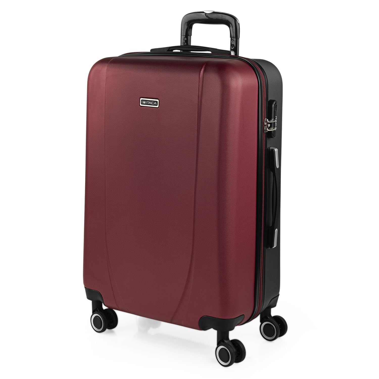 ITACA - Maleta de Cabina 55x40x20 - Maletas De Viaje Cabina Rígidas Trolley con 4 Ruedas Dobles para Avion Ligera Equipaje De Mano Candado de Combinación. Compatible Ryanair, Verde Menta — view 29