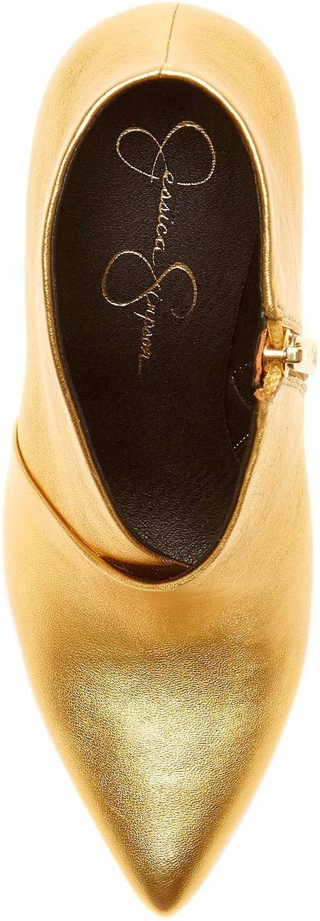Jessica Simpson Women's Layra Deep V Heeled Ankle Bootie
