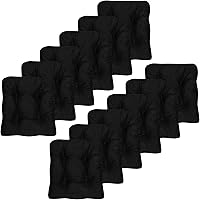 Vista 6 de Sweet Home Collection Cojines para Silla de Espuma Viscoelástica Triturada Almohadillas Premium Antideslizantes con Respaldo de Goma Microdot