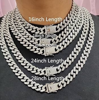 Amazon.com: Men Women Hip hop Cross Pendant Necklace With 13mm Amazon.com: Men Women Hip hop Cross Pendant Necklace With 13mm