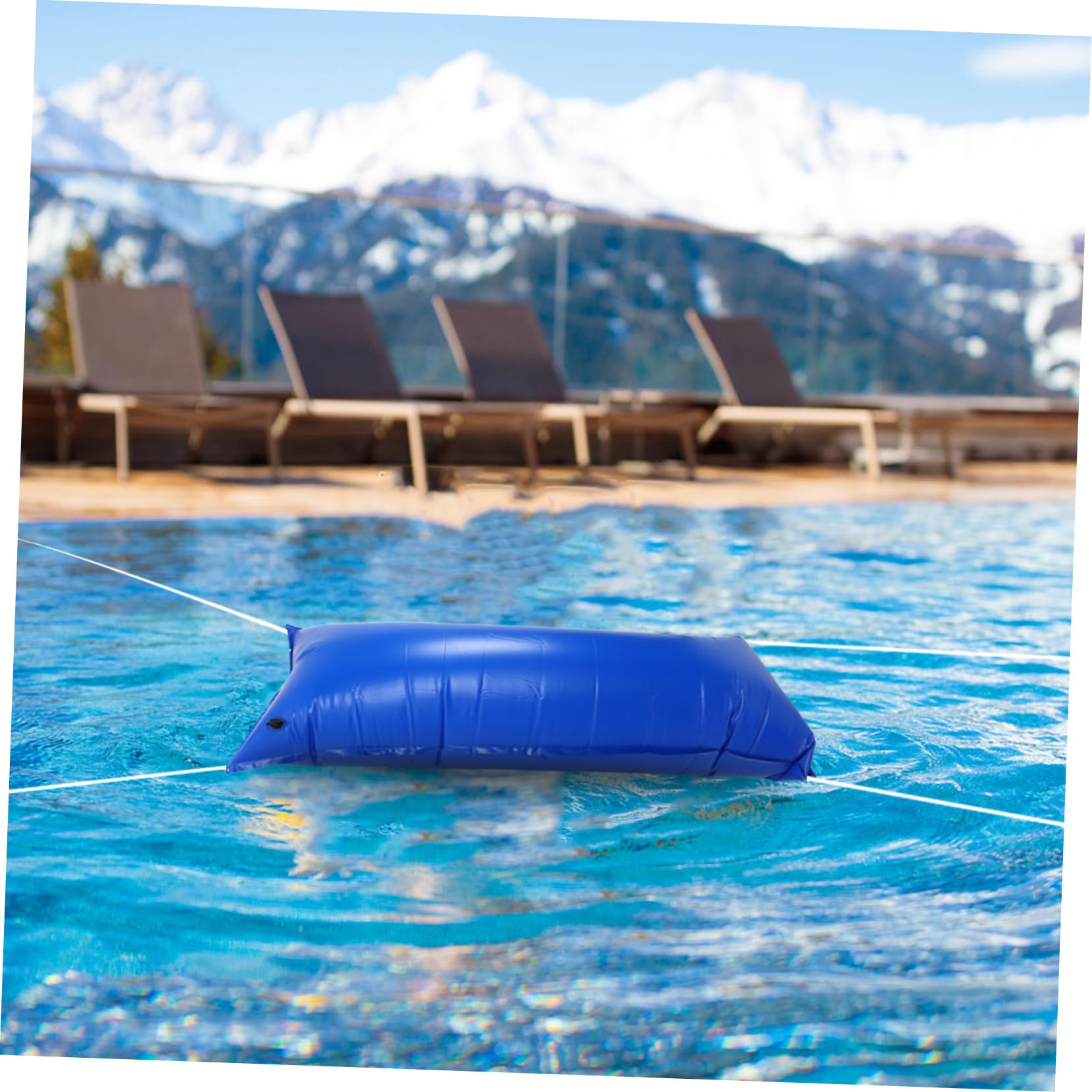 Oreillers de Piscine en PVC pour Hivernage, Coussins Gonflables 120x240cm, Renforcés pour Protection Le Gel et Fuite d'eau, pour Fermeture Hivernale