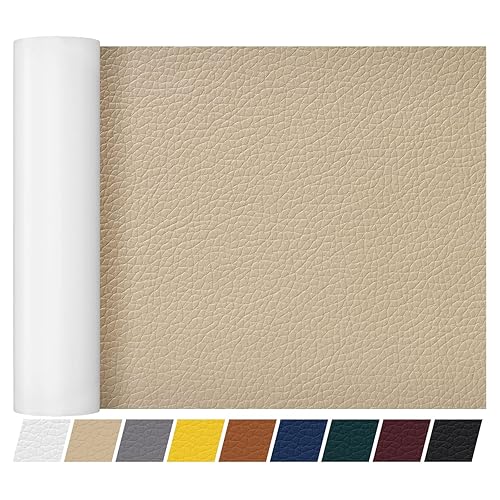 Miniatura 55 de Cinta de parche de reparación de cuero de 4 x 60 pulgadas, cinta autoadhesiva fuerte para muebles, sofás, asientos de automóvil, armarios, bolsas