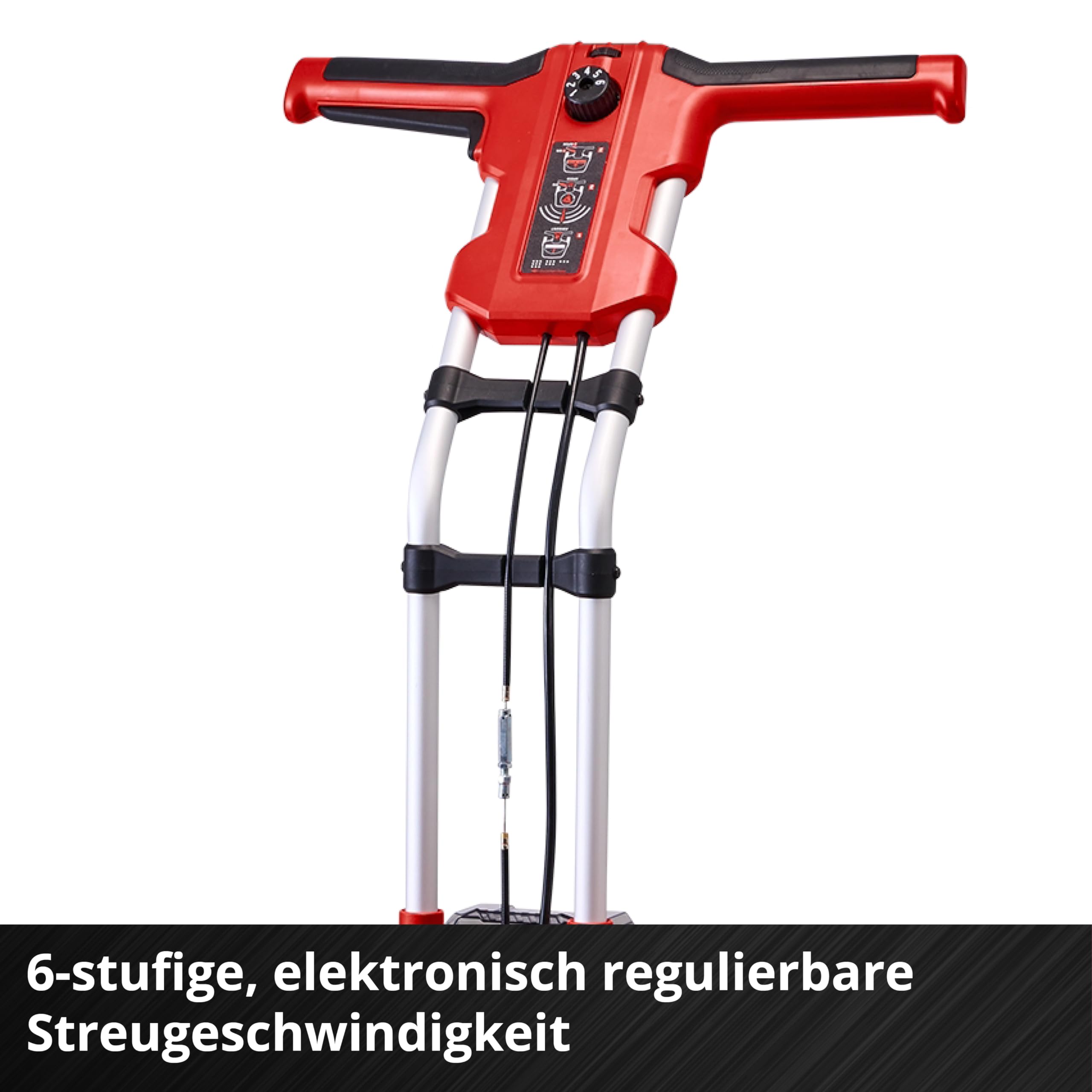 Einhell Akku-Streuwagen GE-SR 18/22 Li-Solo Power X-Change (18 V, 22 L, max. 6 m Streubreite, 6-stufige Streugeschwindigkeit, 6-stufige Streumengenregulierung, ohne Akku)