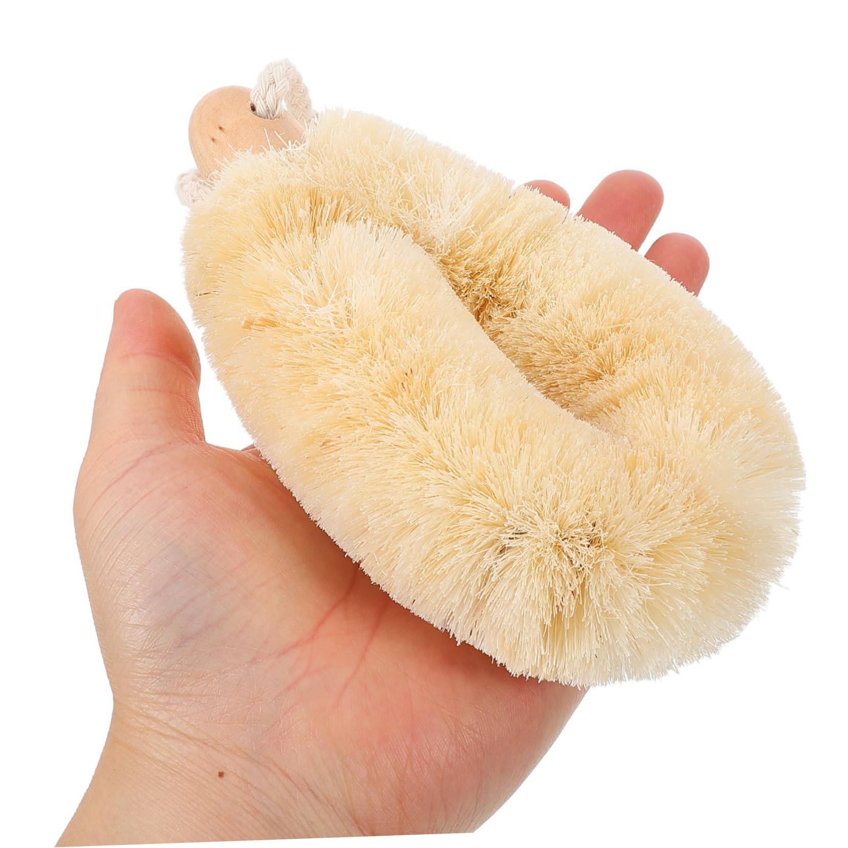 Healeved 5pezzi Scrubber Doccia Per Schiena Naturale Spugna Esfoliante Leggera e Resistente Perfetta Per Adulti e Anziani Facile Da Riporre e Utilizzare Per Bagni Rilassanti