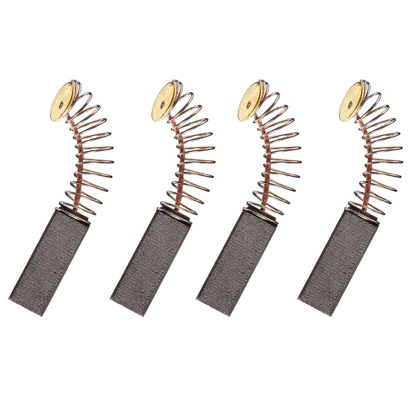 ZLYY 4pcs 17mm x 6mm x 6mm Generic Electrical Drill Motor Carbon Brushes Replacement Parts