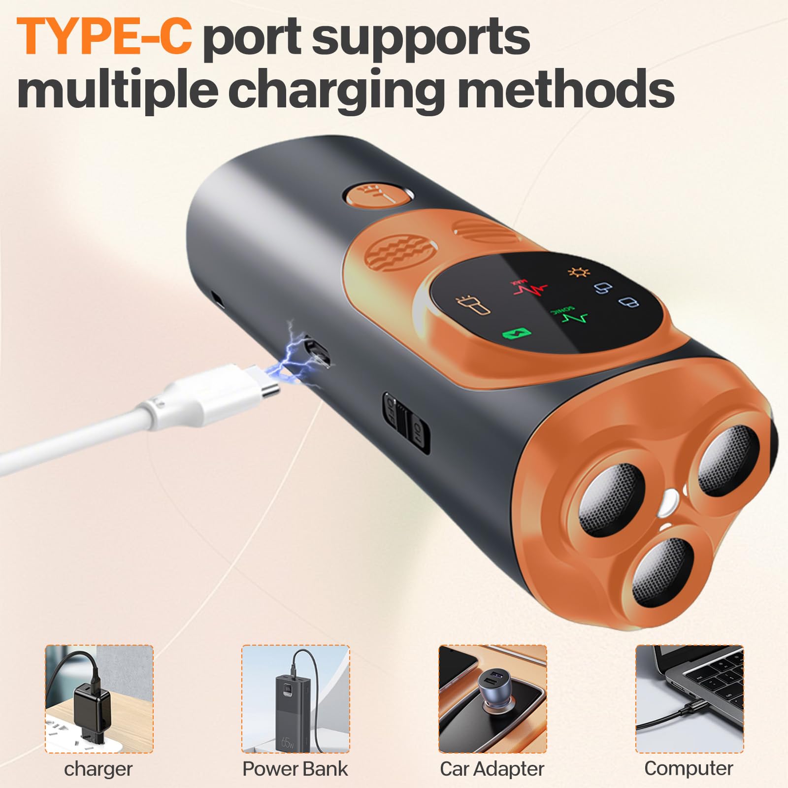 Ultrasonic Dog Barking Device,Anti Barking Device For Dogs,Barkshield With Lcd Screen And 3 Control Modes,Used To Stop Bad Dog Behavior,Device With A Range Of Up To 35 Ft For Indoor And Outdoor Use - Image 3