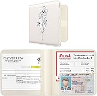 Vista 19 de CoBak - Estuche para registro y seguro del auto, organizador para la guantera o compartimento del auto o camión, ideal para documentos esenciales