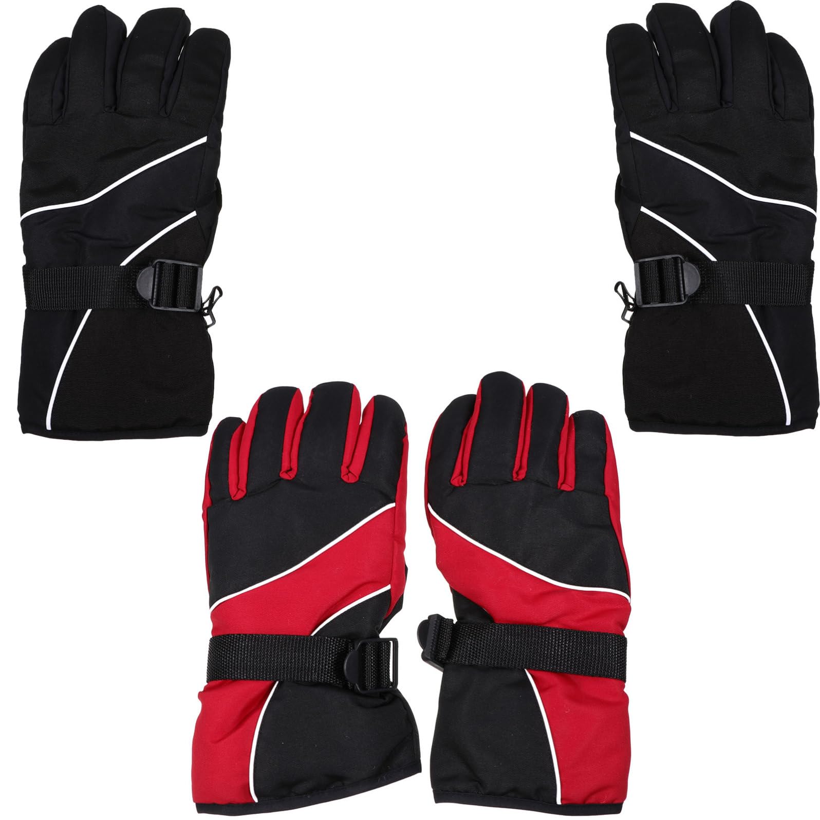 4paare Winterhandschuhe Für Und wasserdichte Winddichte Und rutschfeste Skihandschuhe Für Outdoor-aktivitäten Wie Radfahren Laufen Und Angeln