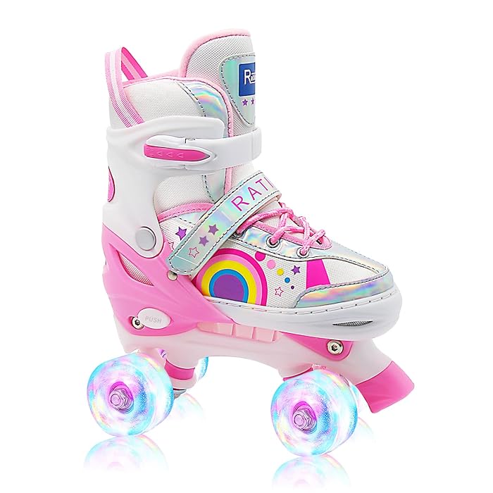 Buy RATIKY Roller Skates for Girls Boys Kids, Adjustable Roller Skates