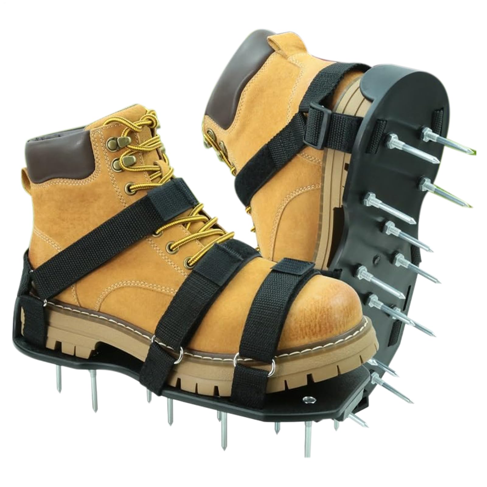 Chaussures d'aération de jardinage pour revitaliser la pelouse de votre cour