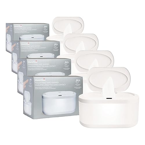 Miniatura 11 de Munchkin Calentador de toallitas sin contacto para bebé con luz nocturna y sensor de movimiento, color blanco