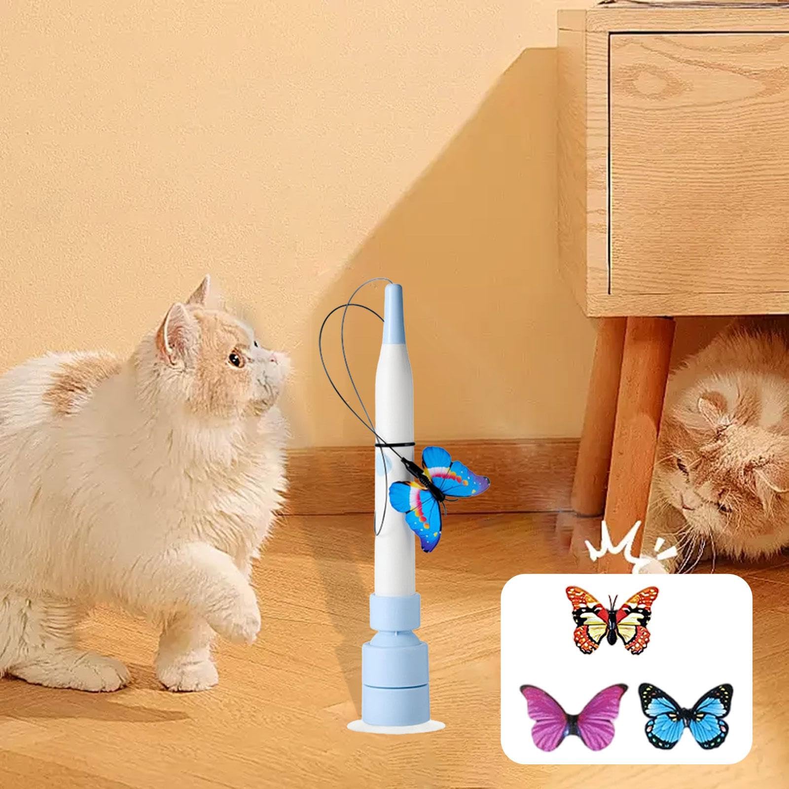 Amazon | Whtkoph リアルな蝶が飛び出すインタラクティブな猫用