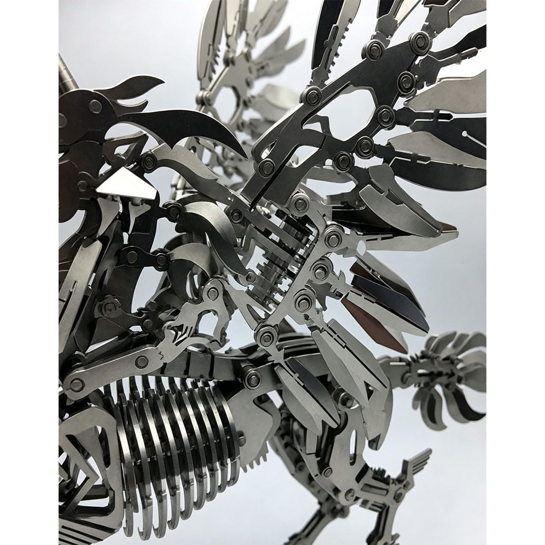 Rompecabezas de metal 3D, kit de modelo de caballo mítico mecánico, 559 piezas de criatura steampunk, rompecabezas de montaje DIY con detalles móviles, ideal para cumpleaños, día del padre y Navidad