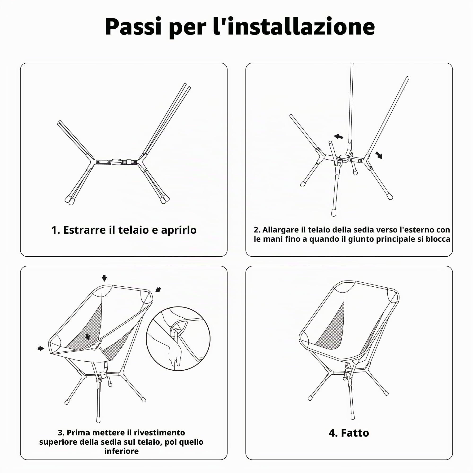 Naturehike Sedia da campeggio pieghevole ultraleggera – Piccola conservazione e design robusto per campeggio, picnic e attività all'aperto come escursioni