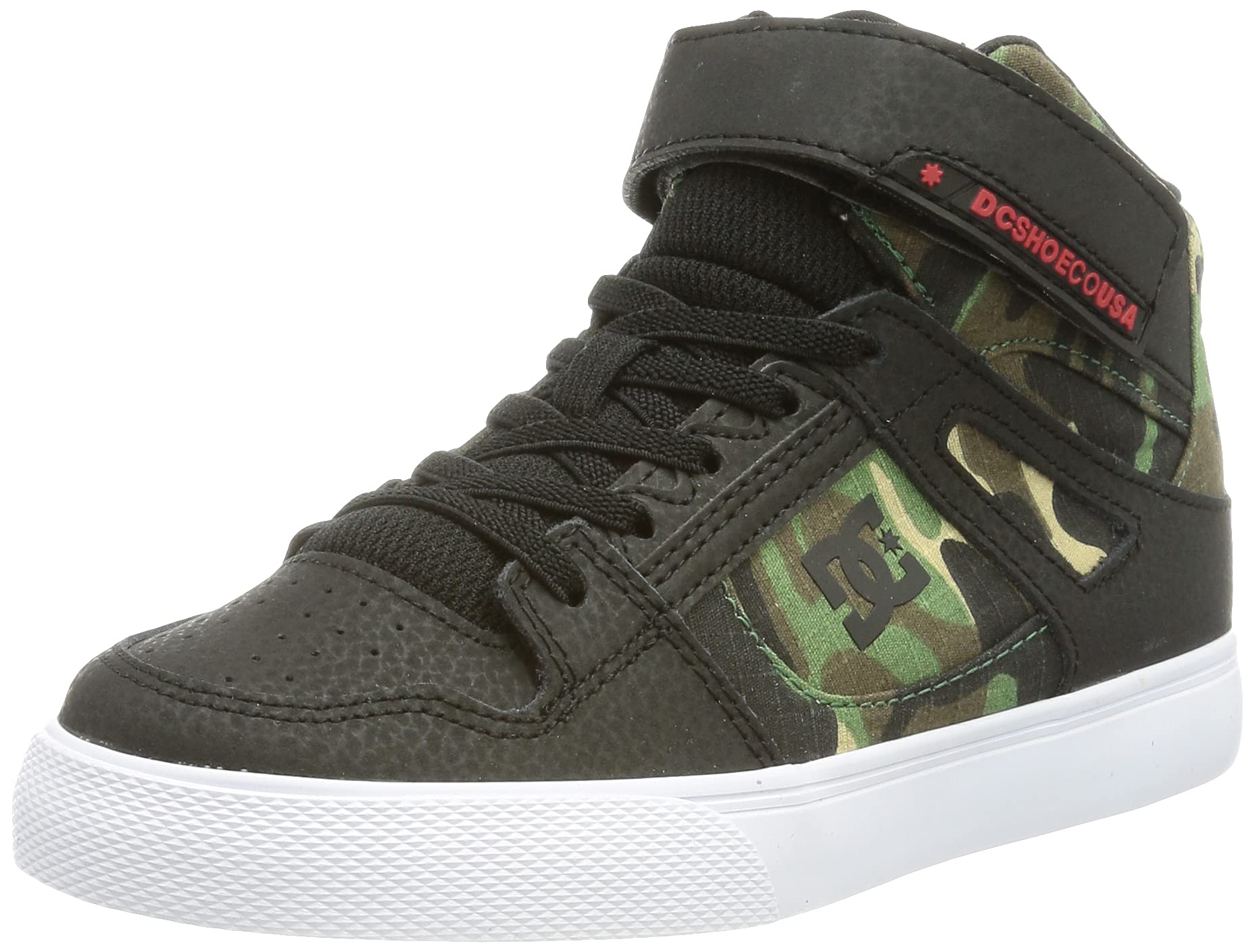 DC Shoes Pure High-Top EV - Zapatillas Altas de Piel para niños