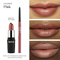 Vista 3 de Mented Cosmetics - Delineador de labios para mujer, lápiz labial marrón oscuro, delineador de labios impermeable, vegano + maquillaje libre