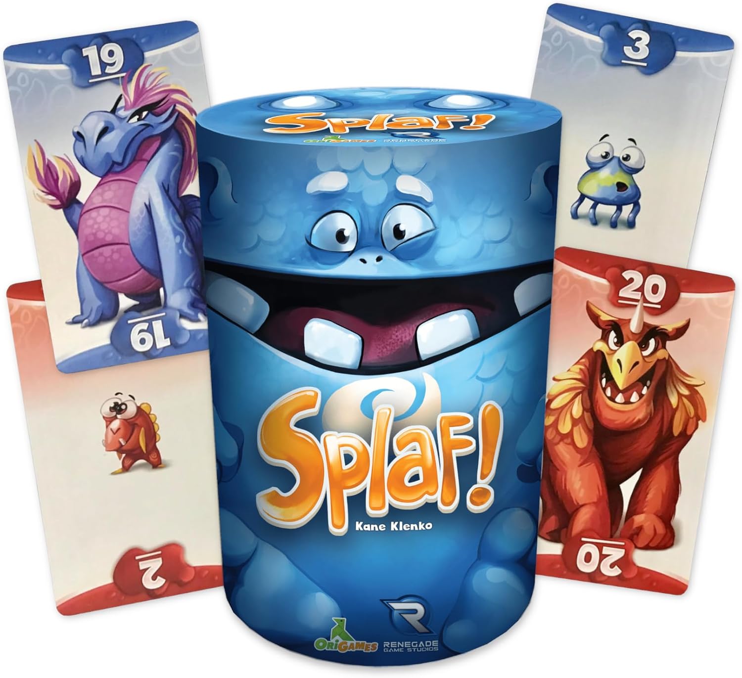 Origames - Splaf - Jeu de rapidité et d’Observation - Jeu Rapide de Party et en famille de 2 à 8 joueurs - Français - ORI0707